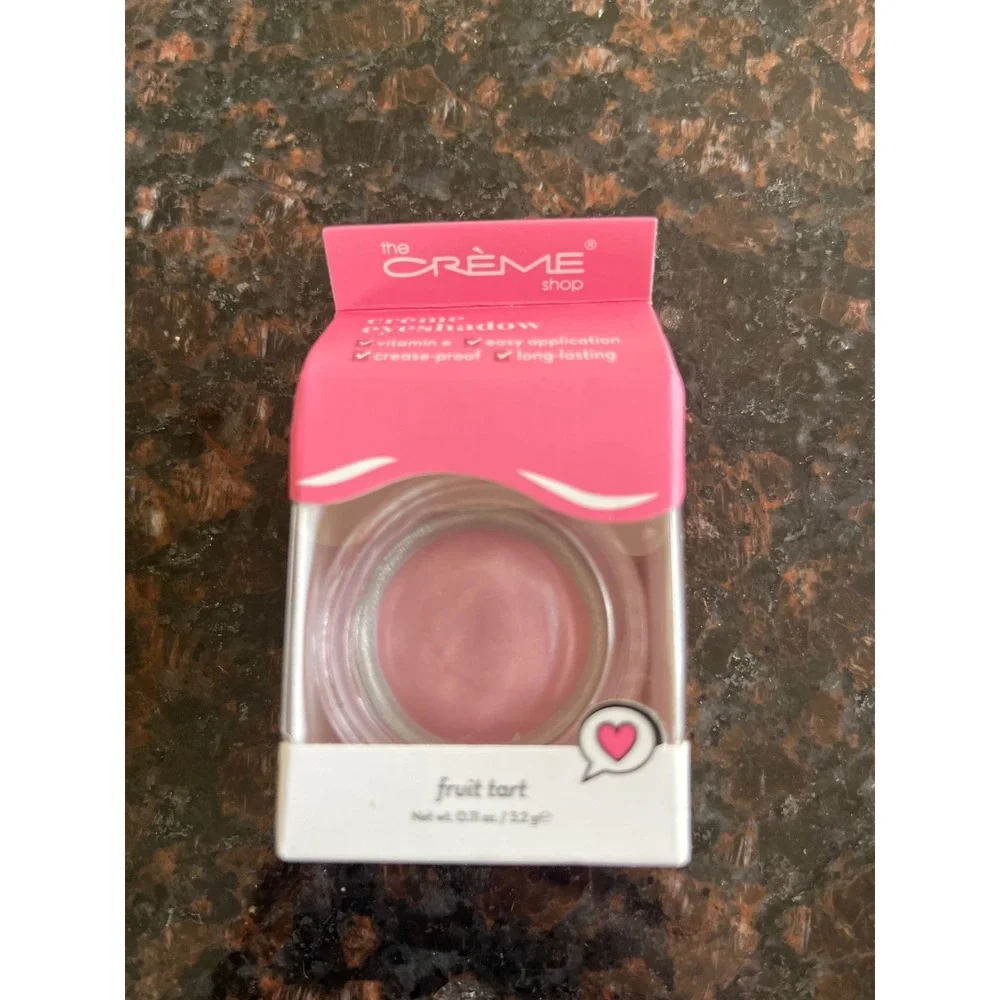 The Creme‎ Shop Creme Eyeshadow Fruit Tart Pink Shimmer Long Lasting 0.11oz NEW